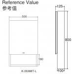 KOHLER K-26388T-L-NA Verdera 鏡櫃